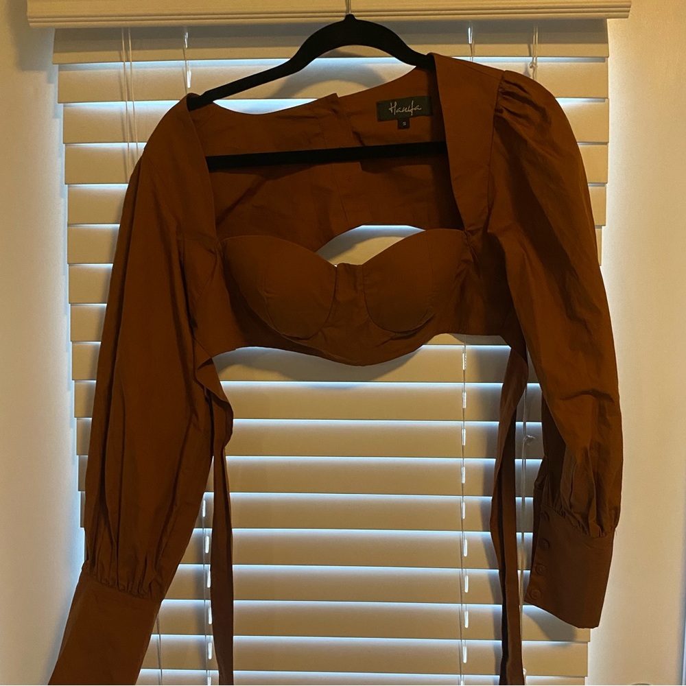 Hanifa Kayla top in cocoa
